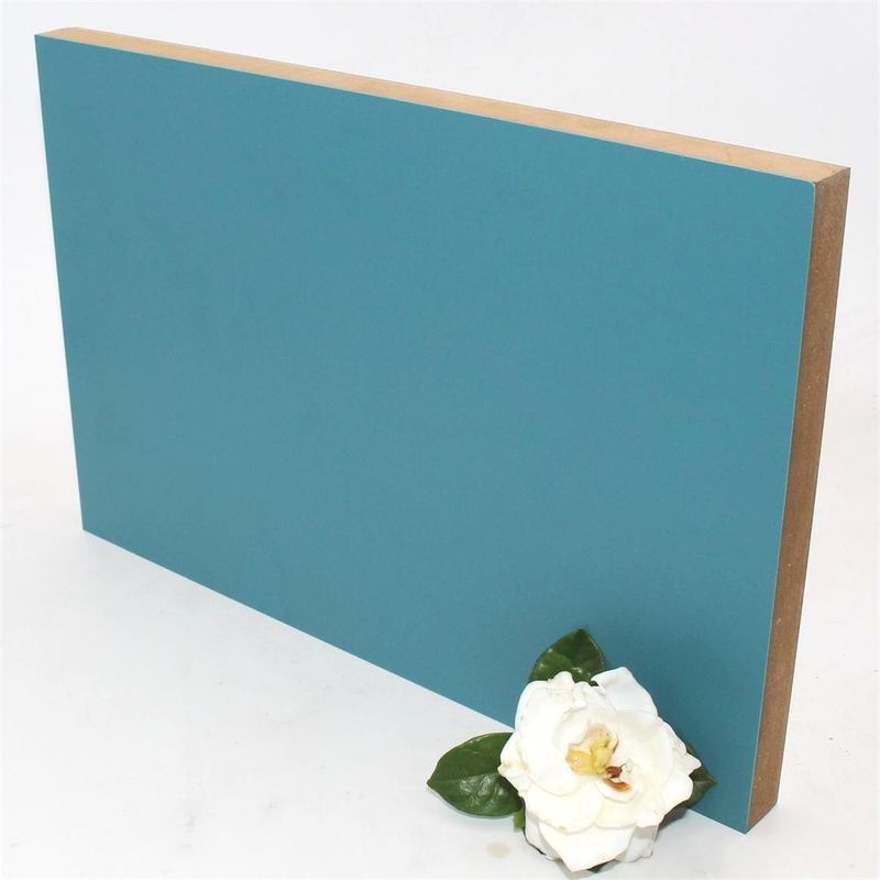 0.4mm Ocean Blue Matte PET Laminated MDF Panels 730kgs/Cbm